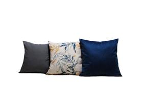 Capas Almofadas 45 x 45 Estampa Floral Conjunto 3 Peças