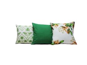Capas Almofadas 45 x 45 Estampadas Cor Verde - Nallu Decor Capas Almofadas 45 x 45 Estampadas Cor Verde - Nallu Decor