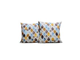 Capas Almofadas 45 x 45 Tecido Algodão Estampa Geométrica -Nallu Decor Capas Almofadas 45 x 45 Tecido Algodão Estampa Geométrica -Nallu Decor