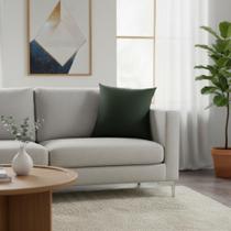 Capas Almofadas Tecido Algodão 65x65 Cores Lisas Nallu Decor