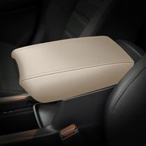 Capas Bege para Descanso de Braço do Console para CRV Honda 2017-2022, Almofada de Console em Couro Capas Bege para Descanso de Braço do Console para CRV Honda 2017-2022, Almofada de Console em Couro