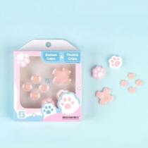 Capas botoes rosa nintendo switch joypad lite oled patinhas