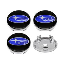 Capas Centrais De Roda Para Carros Subaru 4PCS 60mm Emblemas Para XV WRX BRZ FORESTER IMPREZA LEGACY