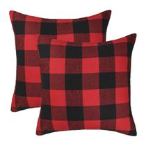 Capas de almofada 4TH Emotion Christmas Buffalo Check Capas de almofada 4TH Emotion Christmas Buffalo Check