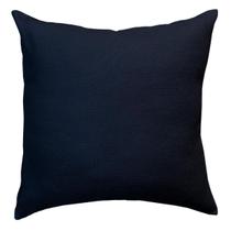 Capas de Almofada 50x50cm Suede Luxo Premium Ziper Invisivel Resistente Azul