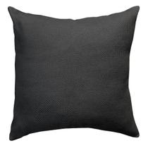 Capas de Almofada 50x50cm Suede Luxo Premium Ziper Invisivel Resistente Cinza