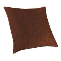 Capas de Almofada 50x50cm Suede Luxo Premium Ziper Invisivel Resistente Terracota