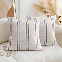 Capas de almofada AELS Decorative Farmhouse Linen 18x18