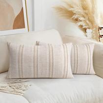 Capas de almofada AELS Decorative Farmhouse Linen 30x50cm