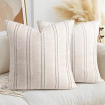 Capas de almofada AELS Decorative Farmhouse Linen 66x66cm