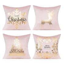 Capas de almofada All Smiles Christmas 45x45cm, conjunto de 4