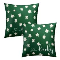 Capas de almofada Anyako Green St Patricks Day 60 x 60 cm, 2 unidades