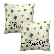 Capas de almofada Anyako White St Patricks Day 60 x 60 cm, 2 unidades