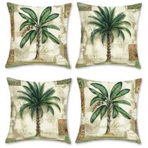 Capas de almofada Bonhause Tropical Palm Tree 45x45cm Capas de almofada Bonhause Tropical Palm Tree 45x45cm