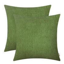 Capas de almofada BRAWARM Forest Green Chenille 40x40cm Capas de almofada BRAWARM Forest Green Chenille 40x40cm
