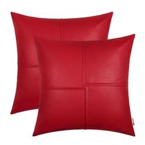 Capas de almofada BRAWARM, material sintético, 55 cm, vermelho de Natal Capas de almofada BRAWARM, material sintético, 55 cm, vermelho de Natal