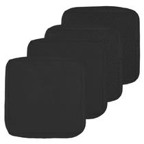 Capas de almofada de pátio, impermeáveis e fáceis de usar, pacote com 4, 22x20x10cm