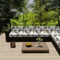 Capas de almofada de pátio SK Studio Replacement, pacote com 4 unidades à prova d'água