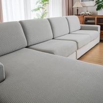 Capas de almofada de sofá QIANMEW Comfort Soft Magic Sofa cinza claro Capas de almofada de sofá QIANMEW Comfort Soft Magic Sofa cinza claro