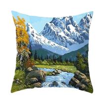 Capas De Almofada Decorativas Estilo Pintura a Óleo Vintage Para Sala De Estar 40x40 45x45 50x50 Capas De Almofada Decorativas Estilo Pintura a Óleo Vintage Para Sala De Estar 40x40 45x45 50x50