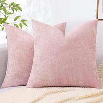 Capas de almofada DecoruHome 22x22cm Chenille, conjunto de 2