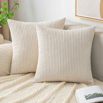 Capas de almofada EMEMA Corduroy Decorative 40x40cm Cream Capas de almofada EMEMA Corduroy Decorative 40x40cm Cream