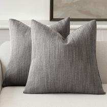 Capas de almofada Findtower Decorative Texture Serlap Linen x2