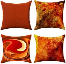 Capas de almofada GALMAXS7, conjunto de 4, 41 cm x 41 cm, arte moderna Capas de almofada GALMAXS7, conjunto de 4, 41 cm x 41 cm, arte moderna