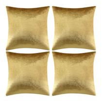 Capas de almofada GIGIZAZA Gold Velvet 45x45 cm (conjunto de 4)