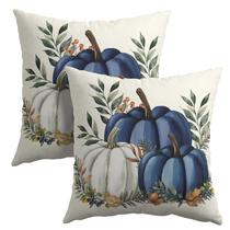 Capas de almofada Granbey Fall Blue White Pumpkin 55x55cm Capas de almofada Granbey Fall Blue White Pumpkin 55x55cm