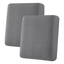 Capas de almofada H.VERSAILTEX Super Stretch Sofá cinza (2 unidades)