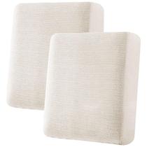 Capas de almofada H.VERSAILTEX Super Stretch Sofá de 2 lugares em marfim Capas de almofada H.VERSAILTEX Super Stretch Sofá de 2 lugares em marfim