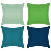 Capas de almofada impermeáveis de 45 x 45 cm (pacote com 4) Capas de almofada impermeáveis de 45 x 45 cm (pacote com 4)