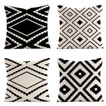 Capas de almofada MINIDORA Spring Summer Linen 45x45cm, conjunto 4