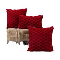 Capas De Almofada Natalinas Vermelhas Em Tafetá Com Estampa De Tartaruga 45x45CM, Capa De Almofada