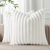 Capas de almofada Pallene Faux Fur Plush 45x45cm, conjunto de 2