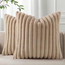 Capas de almofada Pallene Faux Fur Plush 50x50 cm, conjunto de 2