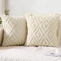 Capas de almofada Pallene Soft Faux Fur 45x45cm, conjunto de 2