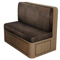 Capas de almofada RV Dinette ANARACHON, semelhantes a couro, marrons