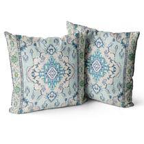 Capas de almofada Snycler Boho 60x60cm azul-petróleo, conjunto de 2 Capas de almofada Snycler Boho 60x60cm azul-petróleo, conjunto de 2