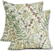 Capas de almofada sorfbliss Botanical Print 50x50cm Conjunto de 2