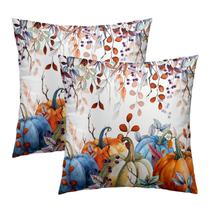 Capas de almofada Sweetshow 50x50 cm com abóboras de outono, kit com 2 Capas de almofada Sweetshow 50x50 cm com abóboras de outono, kit com 2