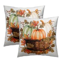 Capas de almofada Sweetshow Autumn Pumpkin 50x50cm, conjunto de 2 Capas de almofada Sweetshow Autumn Pumpkin 50x50cm, conjunto de 2
