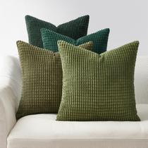 Capas de almofada Topfinel Green Christmas 45 cm, pacote com 4 Capas de almofada Topfinel Green Christmas 45 cm, pacote com 4