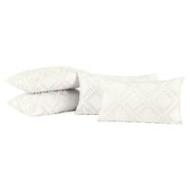 Capas De Almofadas Aveline 60cm x 30cm 04 Peças - Off White