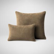 Capas de Almofadas Decorativa Suede 50x50cm + Capa Retangular 50x30cm Glamour Luxo Capuccino Capas de Almofadas Decorativa Suede 50x50cm + Capa Retangular 50x30cm Glamour Luxo Capuccino