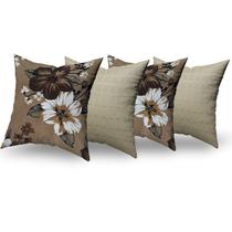 Capas de Almofadas Decorativas 4 Unidades Com Ziper