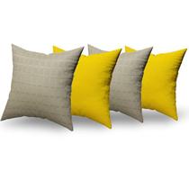 Capas de Almofadas Decorativas 4 Unidades Com Ziper