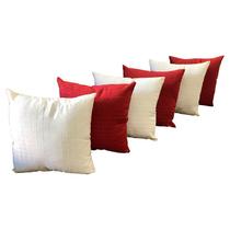 Capas de Almofadas Decorativas 6 Unidades Com Ziper