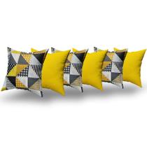 Capas de Almofadas Decorativas 6 Unidades Com Ziper